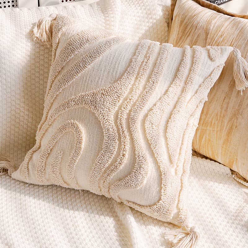 Light Luxury Minimalist Cushion Cover, Cute Pumpkin Soft Decorative Sofa Cushion Cover, Seat Backrest Pillow for Sofa Bed