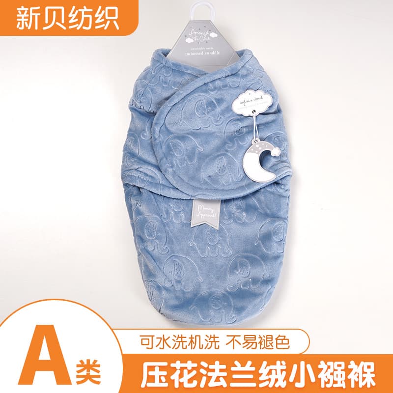 Customized swaddle, newborn Class A children's comfortable skin-friendly flannel blanket, anti-startle infant swaddle.