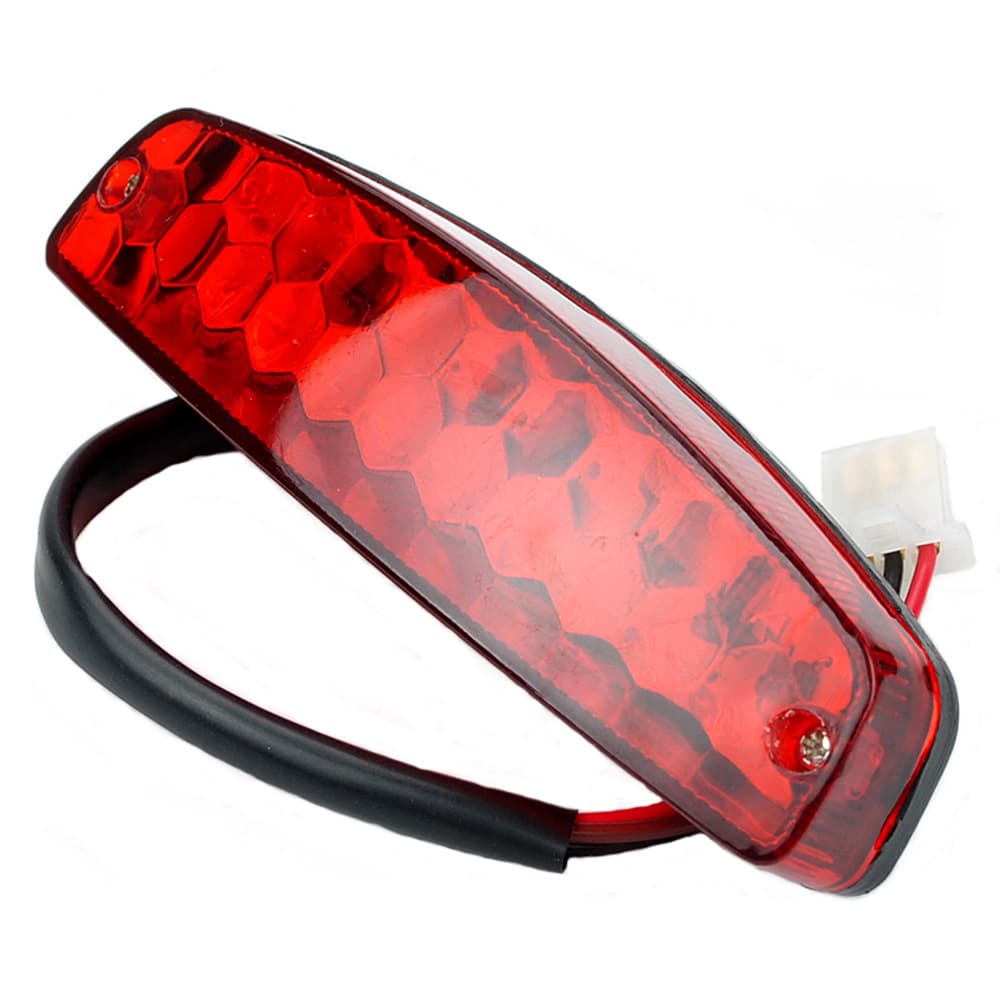 Cross-border LED 3-wire 12V brake stop light, license plate taillight, red for off-road motorcycle signal lights.