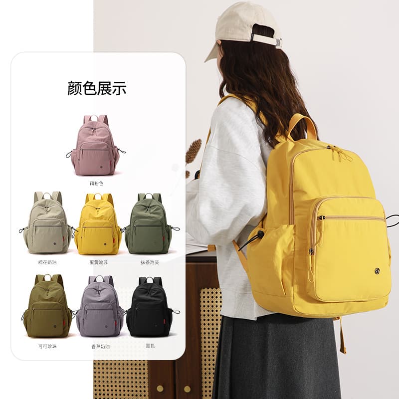 Lightweight backpack for women working and commuting waterproof nylon cloth school bag mountaineering bag new travel ladies school bag