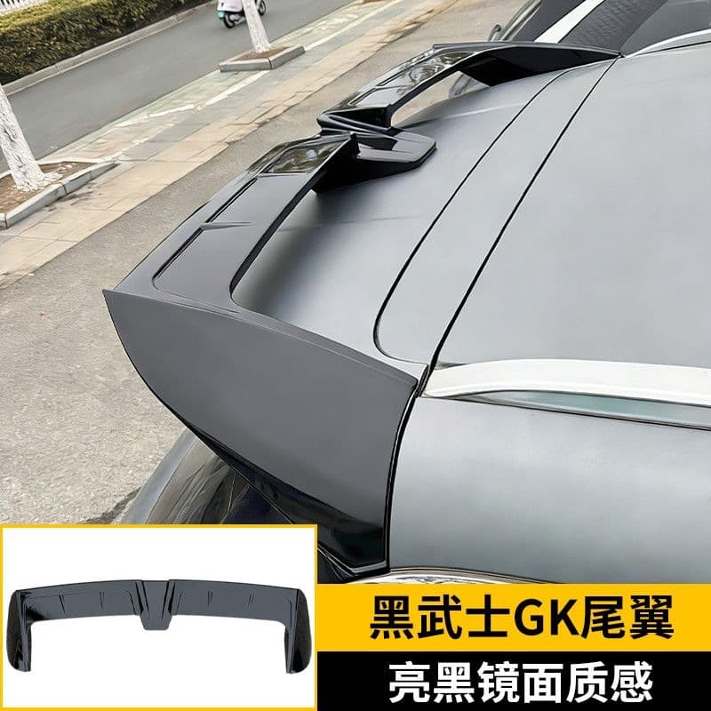 Custom Sport High-Rise Spoiler Black Warrior Kit for Chery Fengyun T9 and Tiggo 8L, No Drilling Required