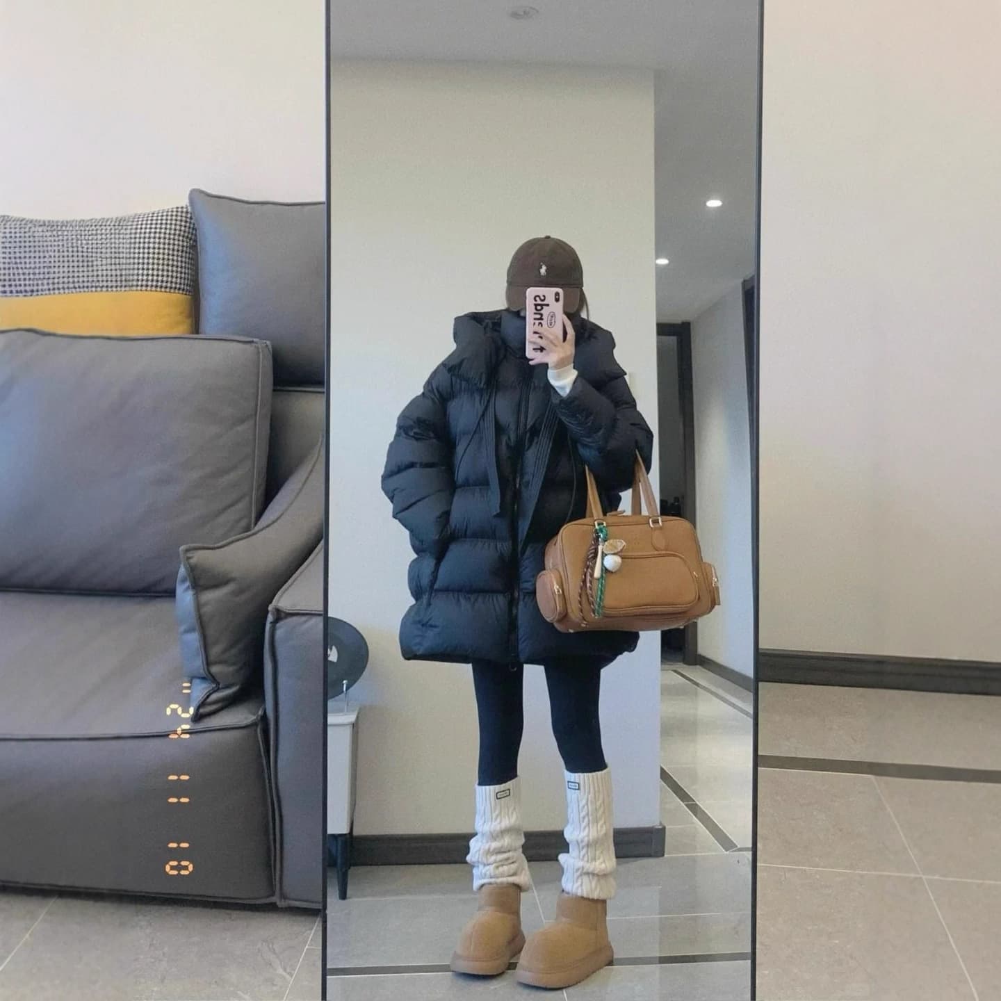 Plus Size - European Style Mid-Length Down Cotton Coat for Women, Loose Fit, Thickened, Stylish Cotton-padded Jacket for Winter