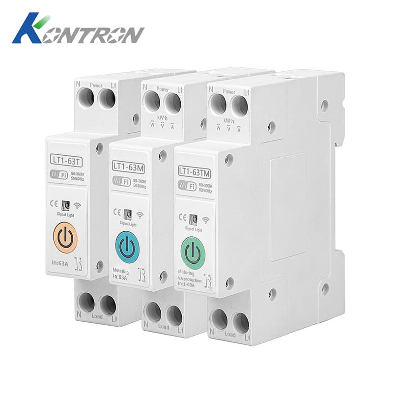 Tuya Smart Switch WIFI Smart Circuit Breaker Air Switch Protection Mobile Remote Control Timer Switch