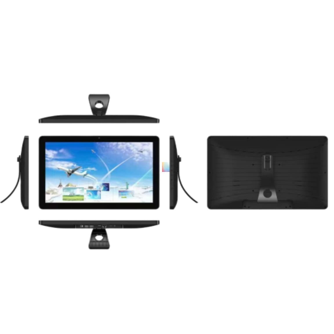 19-inch Bus Truck TV Monitor 12V 24V HD Vehicle Screen Commercial Vehicle LED IPS Hard Screen
