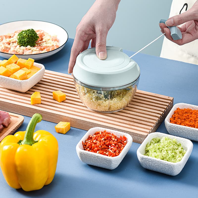 Garlic artifact, garlic puller, manual garlic stirrer, kitchen mini garlic pounder, garlic minced food supplement, small cooking machine