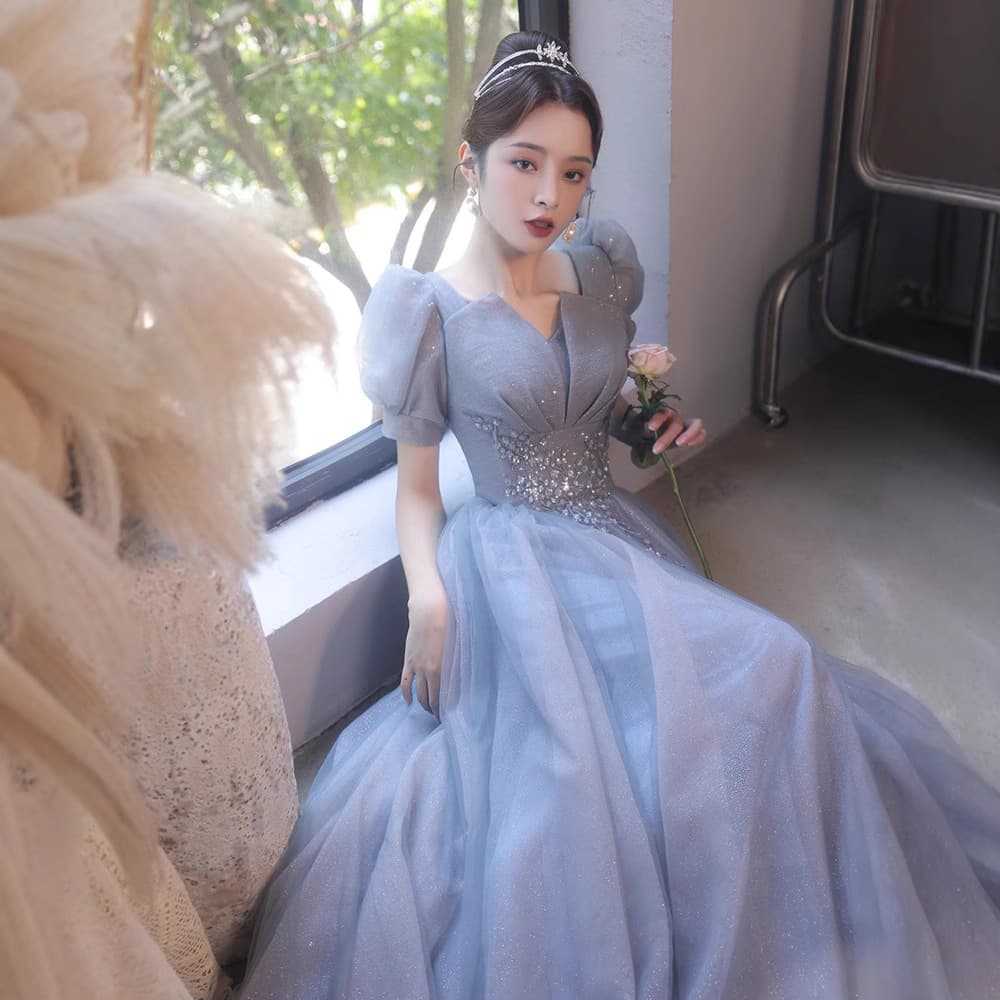 2026 Summer New Women's Evening Gown Petite Celebrity Elegant French Banquet Dress Boutique Source