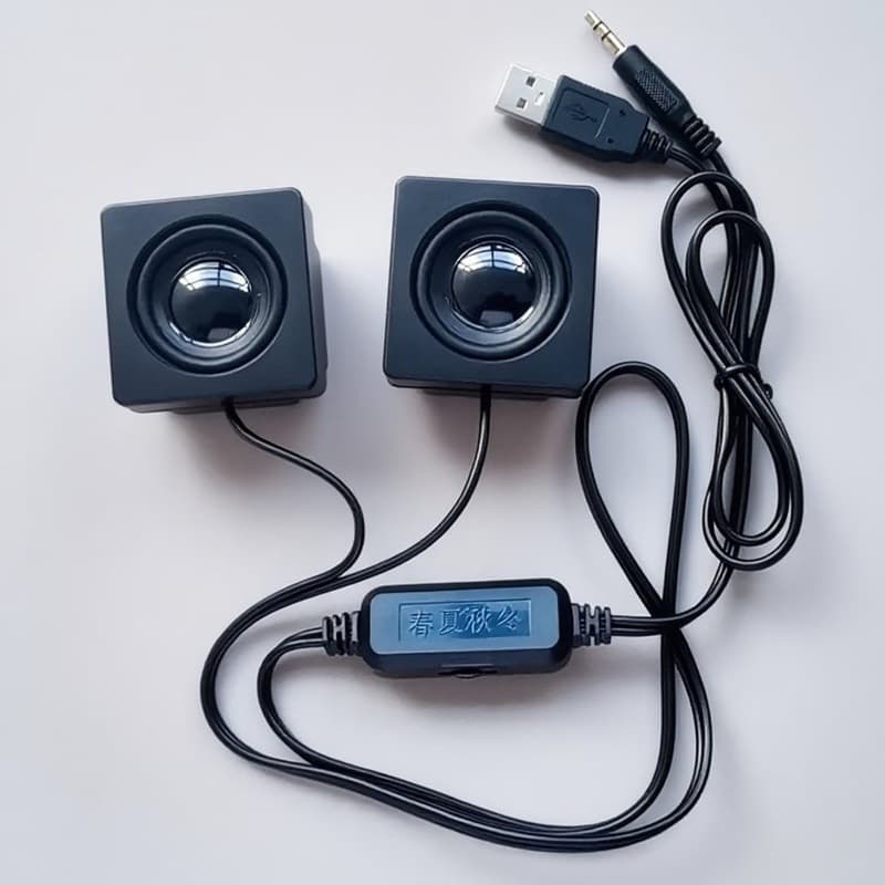 DIY Desktop Speakers for External Monitors, Computer Surround Sound Cards, and Mini USB Speakers