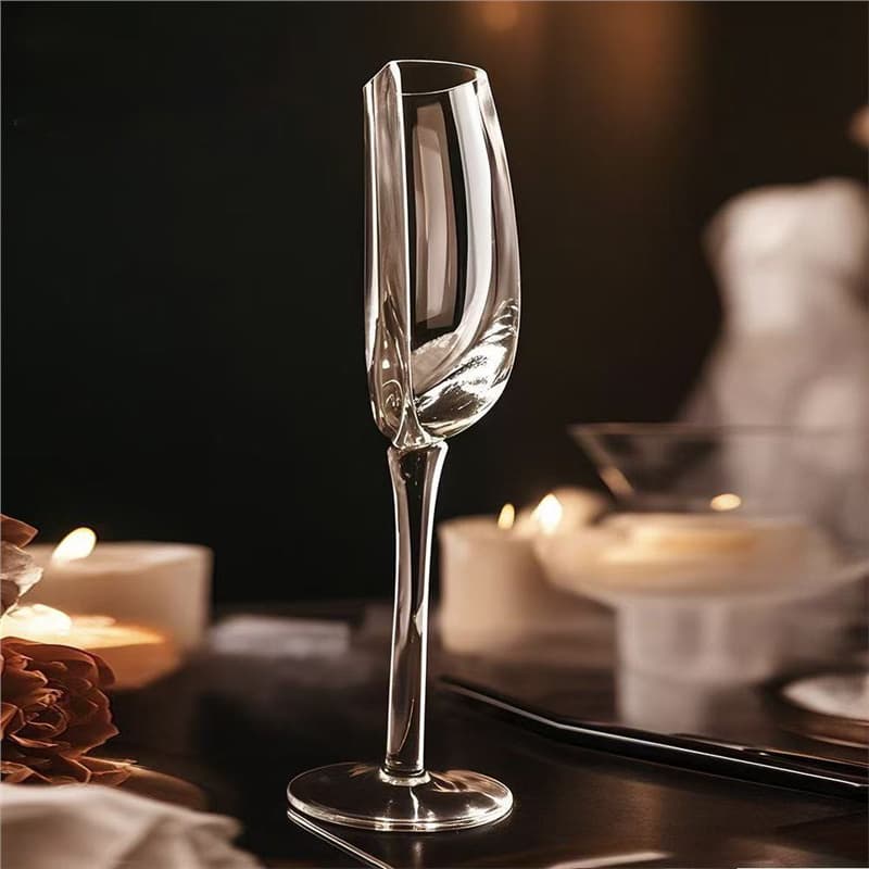 Creative, Elegant Half Wine Glass - Fun Gift for Escaping Wine - Half Cup Glass Champagne Glass Wine Glass