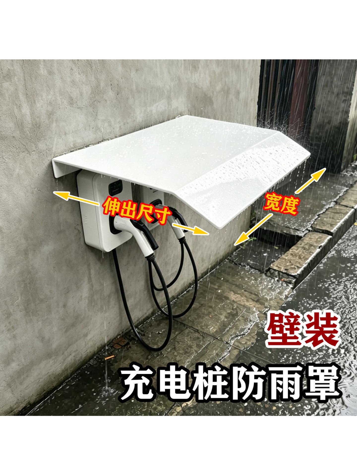 Outdoor Charging Station Distribution Box Rain Cover, Meter Box Charging Gun Rain Cover, Control Cabinet Rain Shield