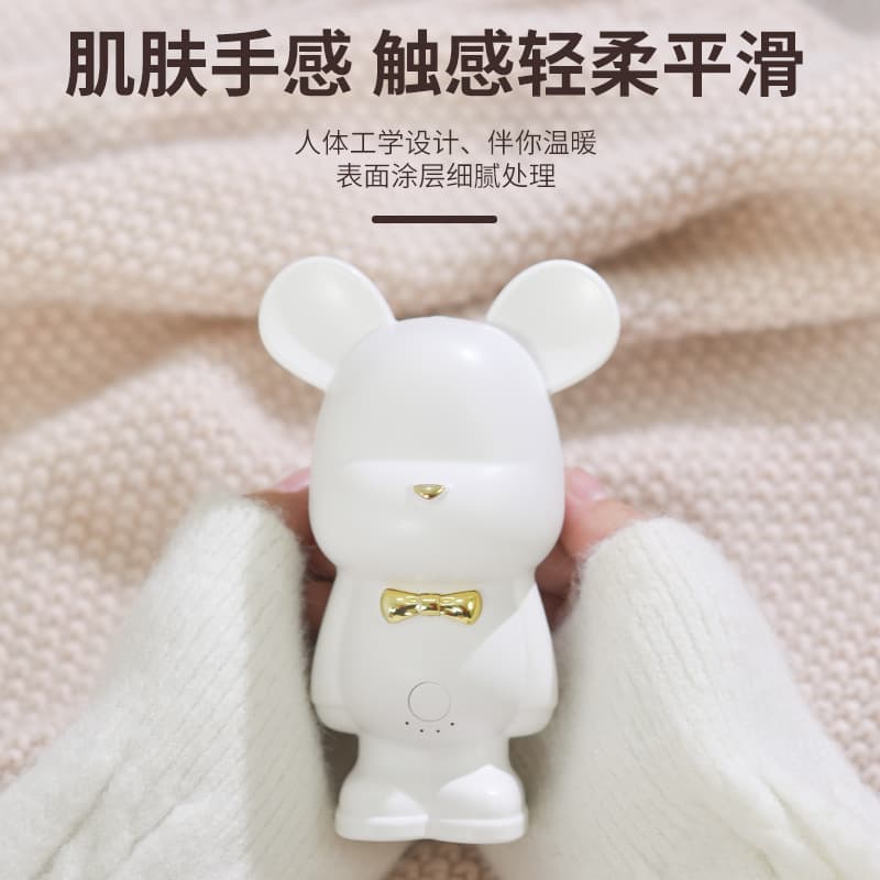 Mini USB hand warmer for home and outdoor gifts, cartoon cute pet, essential for winter heating, electric heating, customized logo
