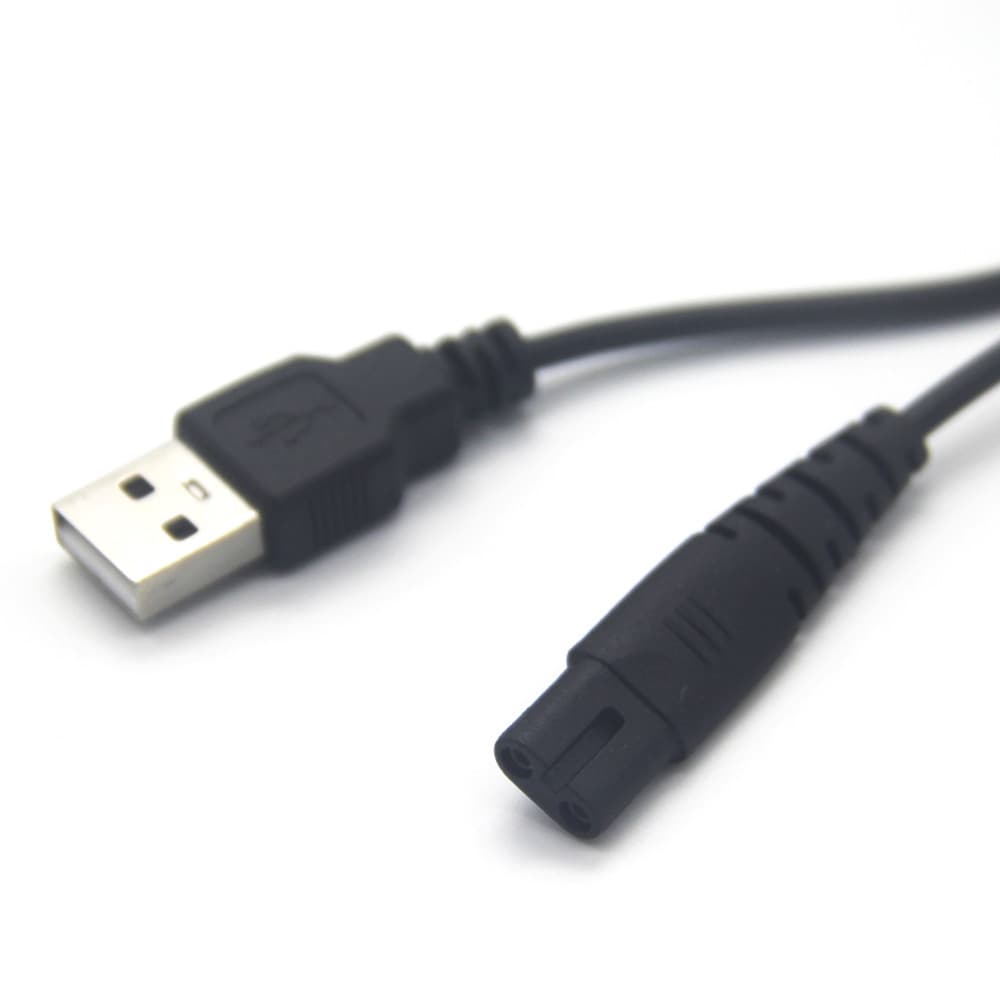 Dental irrigator charging cable, compatible with Bayer Bair water flosser universal replacement charger USB power cord