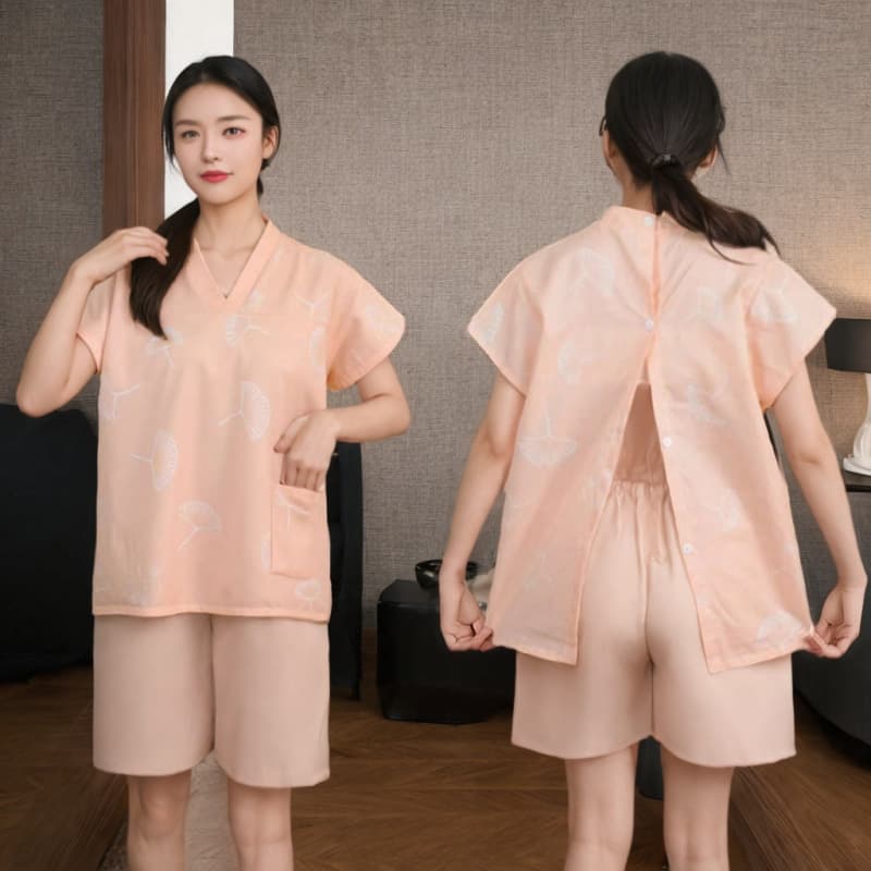 Brand New Disposable Bathrobe Large Size Men's Sauna Suit Women's Back Opening Spa TCM Moxibustion Therapy Garment Foot Massage