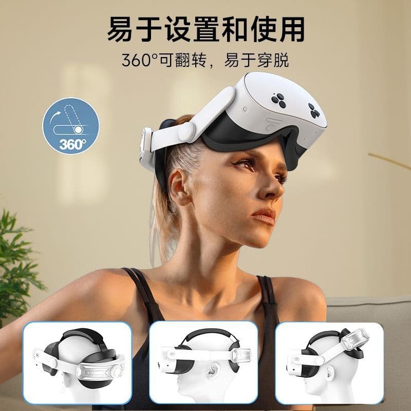 Jemo Silicone Protective Case and Storage Bag for MateQuest 3S VR Headset