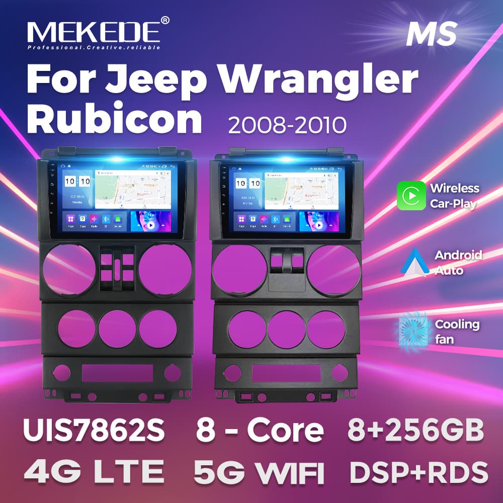 For Jeep Wrangler Rubicon 2008-2010 Car Android Navigation