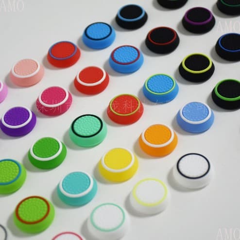 Compatible PS4 Joystick Cap PS3 PS5 Series X/S Glow-in-the-Dark Mushroom Head Dual-Color Handle Silicone