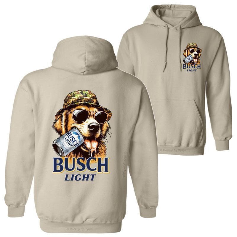 Bush Light Golden Retriever Hunting Dog Hoodie