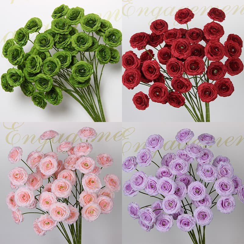 Wedding Artificial Flowers Barbie Bubble Rose Tea Rose Wedding Hall Background Flower Arrangement Silk Flowers Fake Flower Material