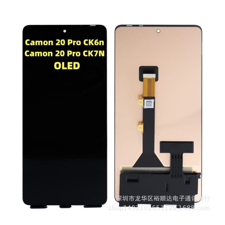 Compatible with Tecno Camon 20 Pro Screen Assembly CK6 CK7N Mobile Phone LCD Display