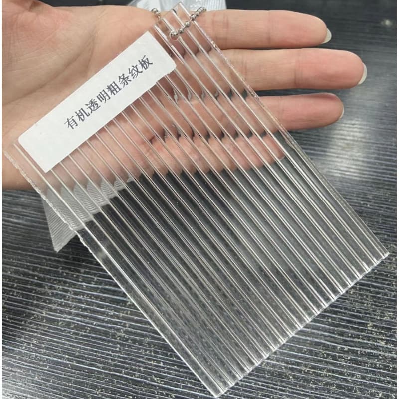 Manufacturer wholesale acrylic medium stripe, fine stripe, large light panel, stone pattern, fine pattern board tubes, transparent high light transmission