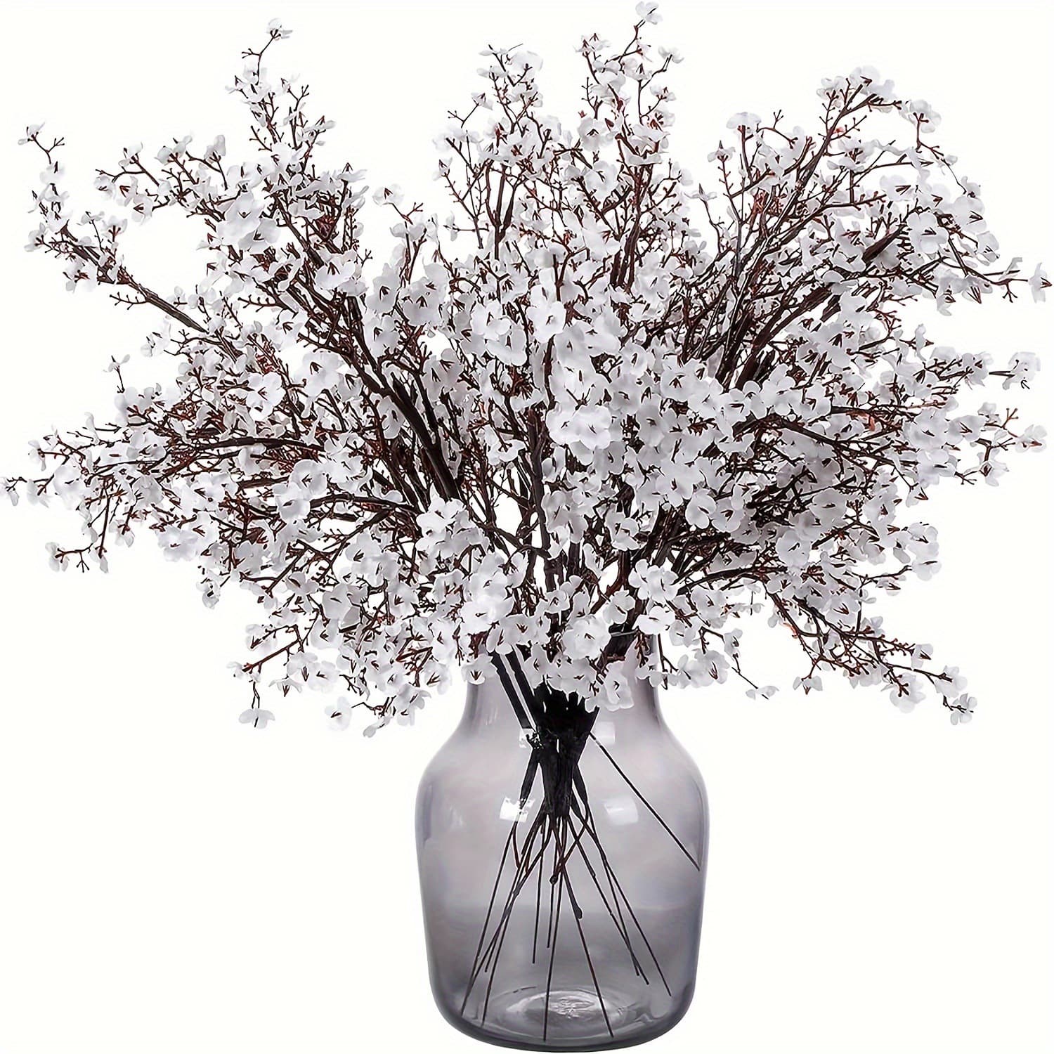 Cross-Border Hot Selling 5-Branch Starry Sky Wax Plum Artificial Flower Bouquet Wedding Bouquet Home Decoration Floral Arrangement