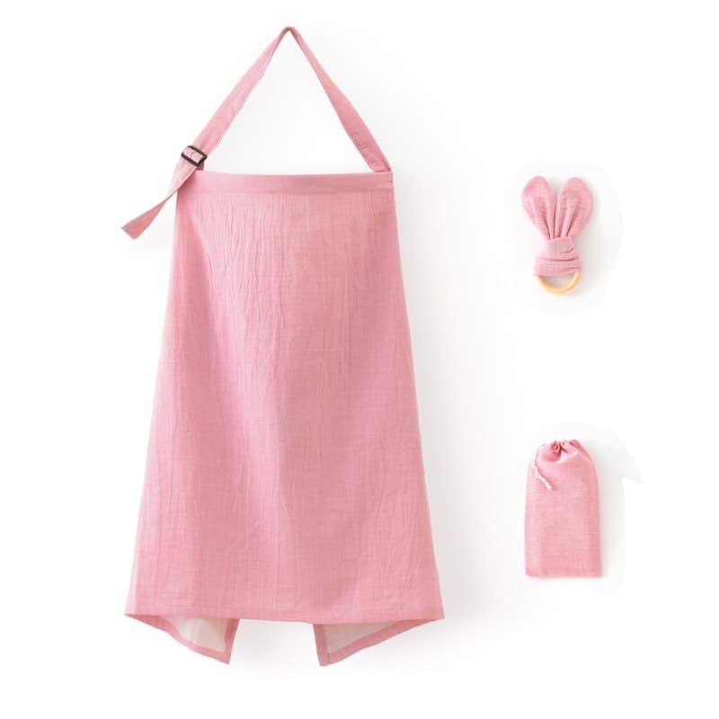 Cross-Border Nursing Cover Breathable Cotton Gauze Modesty Cover Anti-Exposure Nursing Apron Feeding Cover