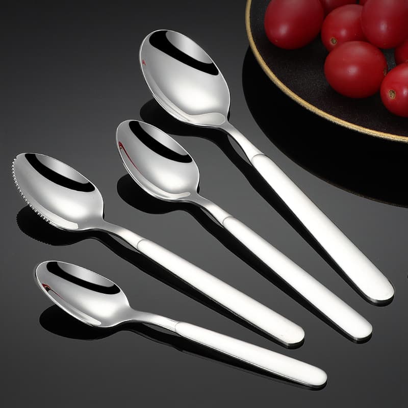 316 Stainless Steel Children's Spoon, Household Creative Cute Small Spoon, Deepened Dinner Spoon