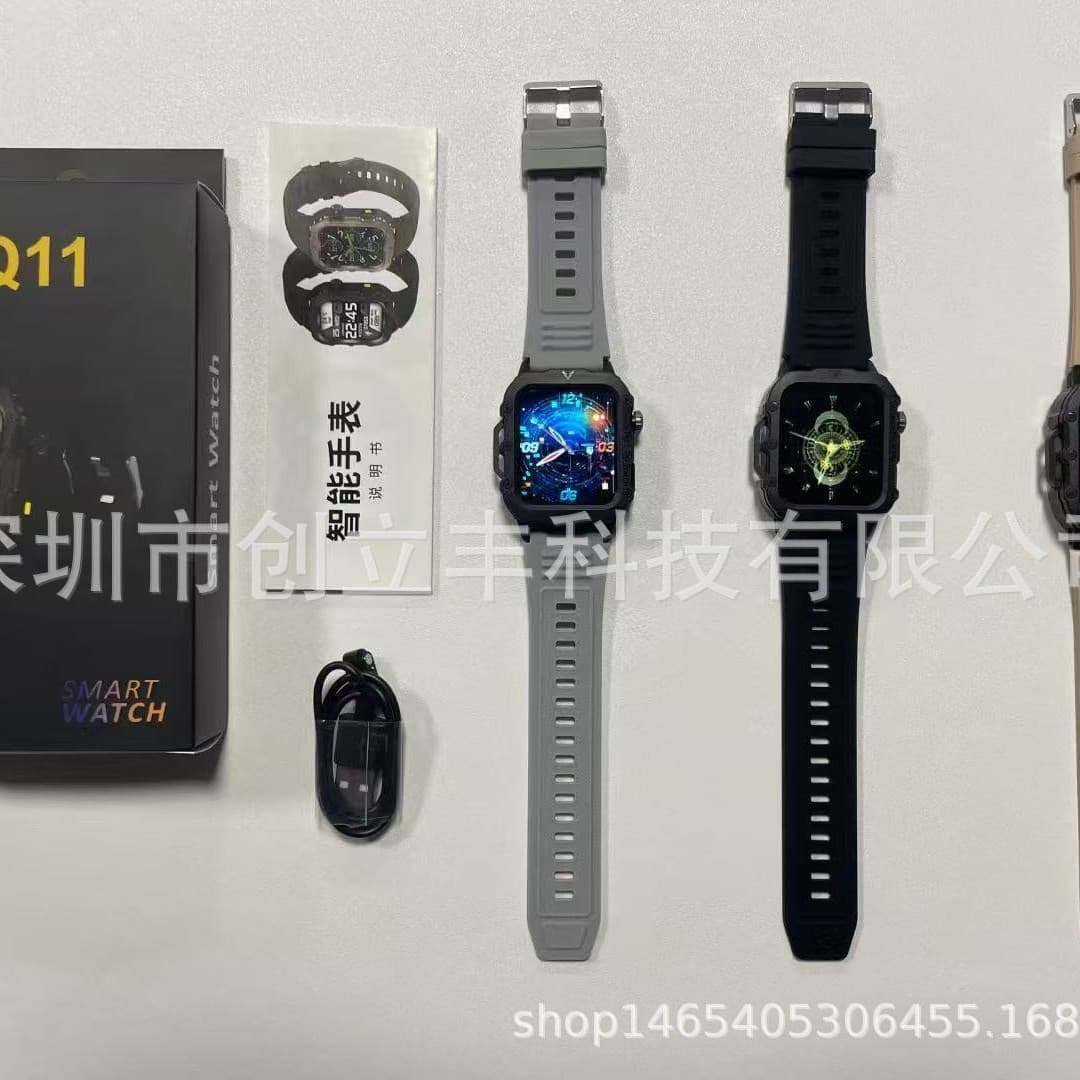 Q11 Smart Watch 1.73-inch Bluetooth Call Outdoor Sports Watch for Southeast Asia Cross-Border E-Commerce