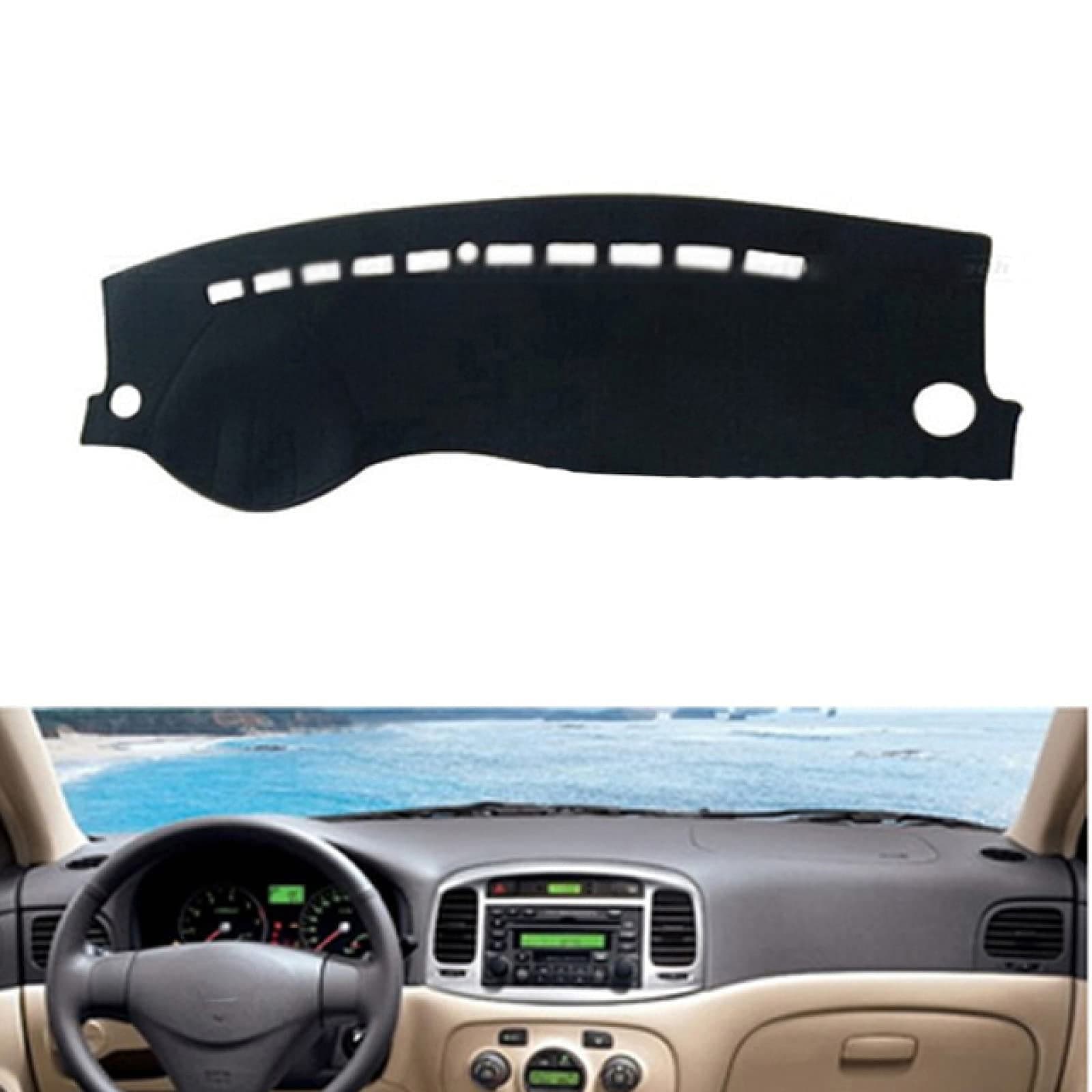 Cross-border applicable Hyundai Accent 06-11 car central control instrument panel cover car instrument panel light-proof mat wholesale