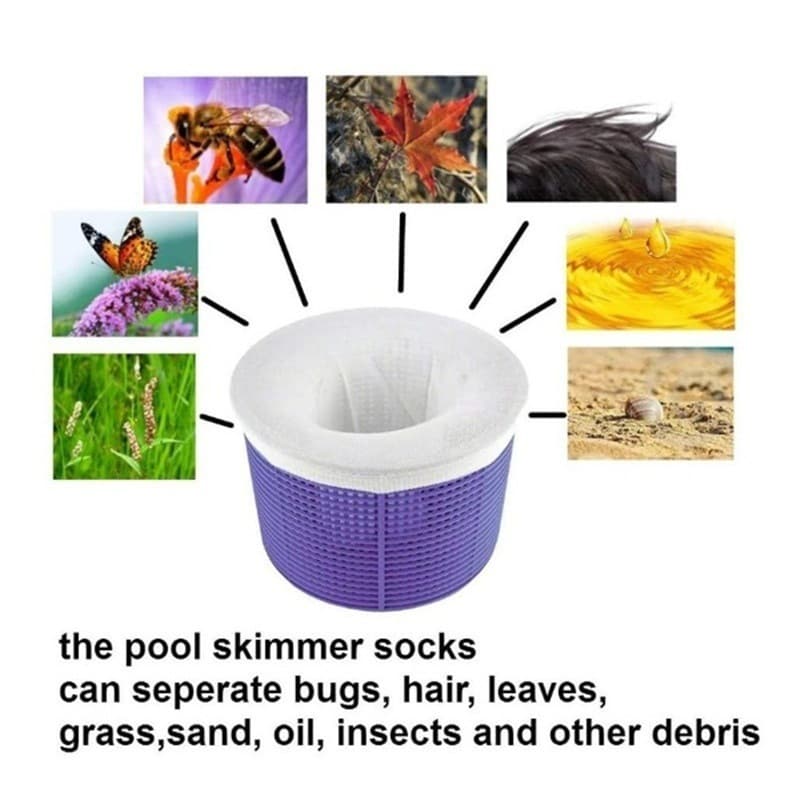 Pool Skimmer Filter Net Impurity Filter Microporous Filter Bag Pool Skimmer Socks