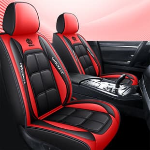 Cross-border Amazon Full Wrap Seat Cover Set, Full Leather Car Cushion, Single Seat for Driver and Passenger, Four-Season Universal Pad