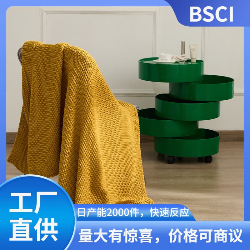Ruijing Knitted Blanket Nordic Ins Style Sofa Throw Blanket Rustic Blanket Air Conditioning Blanket Solid Color Bed End Blanket for Guesthouse