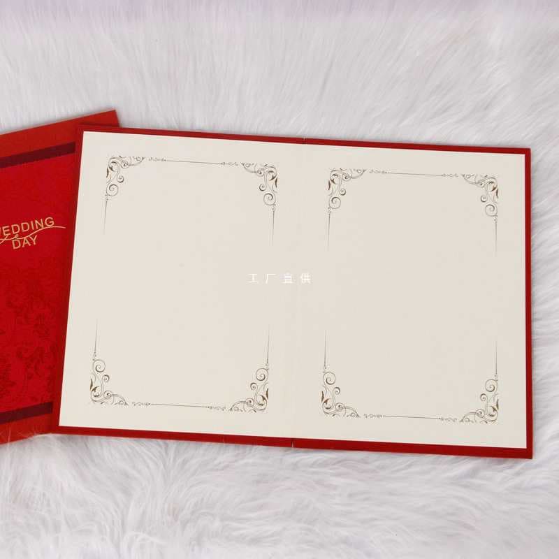 Wholesale Wedding Commitment Certificate Personalized Wedding Vows Book Groom's Oath Marriage Guarantee Agreement Blank Wedding
