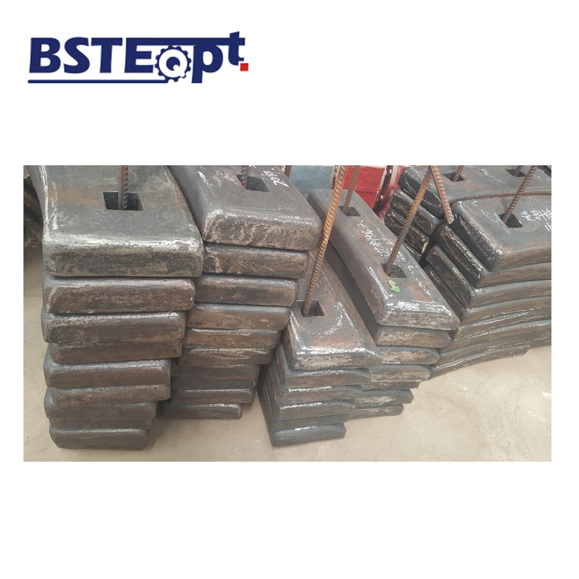 Cement machinery spare parts ball mill liner
