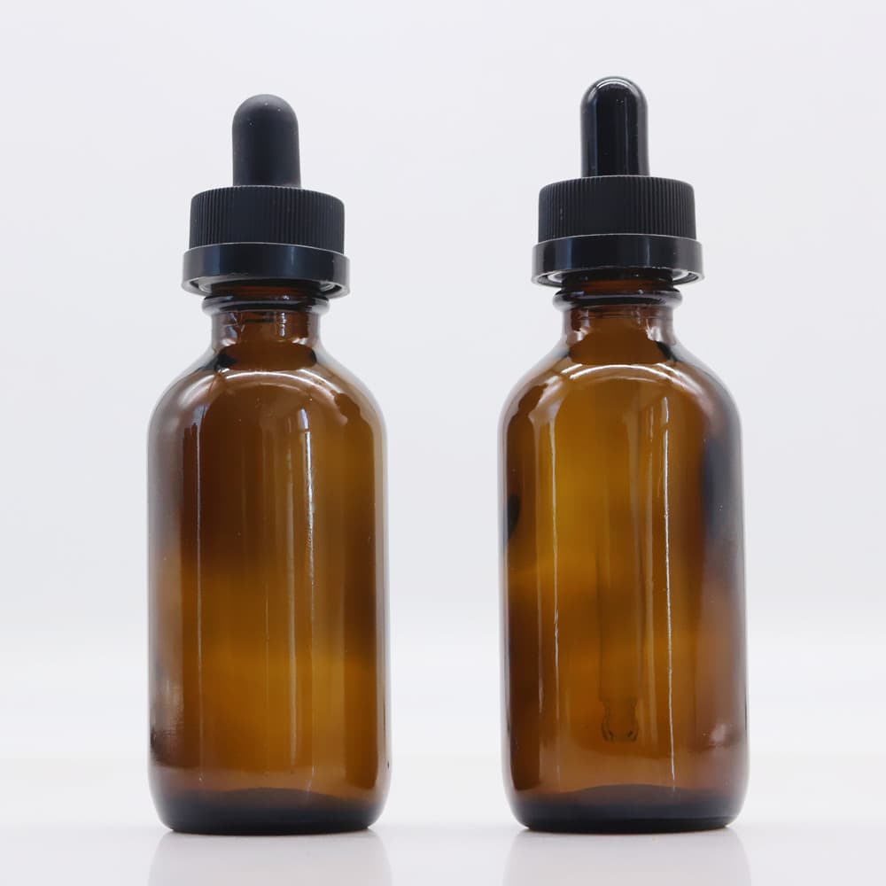 30ml 60ml 120ml Brown Boston Bottle 2oz Childproof Dropper Brown Boston Essential Oil Bottle