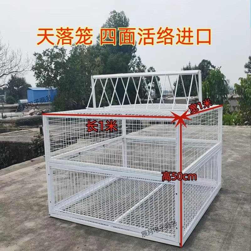 New Encrypted One-Way Pigeon Trap Cage Outdoor Collision Door Cage Automatic Pigeon Catching Cage Pigeon Catching Supplies