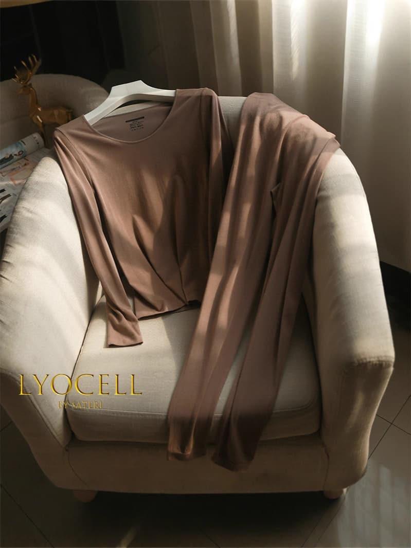 Self-Heating! Silk Wool Stretch Base Layer Thermal Underwear, Autumn Clothes and Pants Set, Autumn/Winter G102109