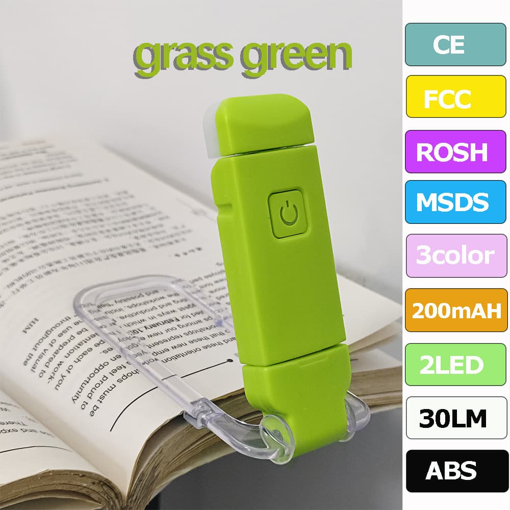 Cross-Border Bestseller USB Mini Eye-Care Foldable Book Clip Lamp Portable Reading Light Simple Eye Protection Student Study Light