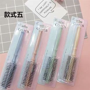 New Macaron Color Styling Comb, Curling Comb, Hair Straightening Comb, Cartoon Curling Comb, Portable Hair Styling Comb