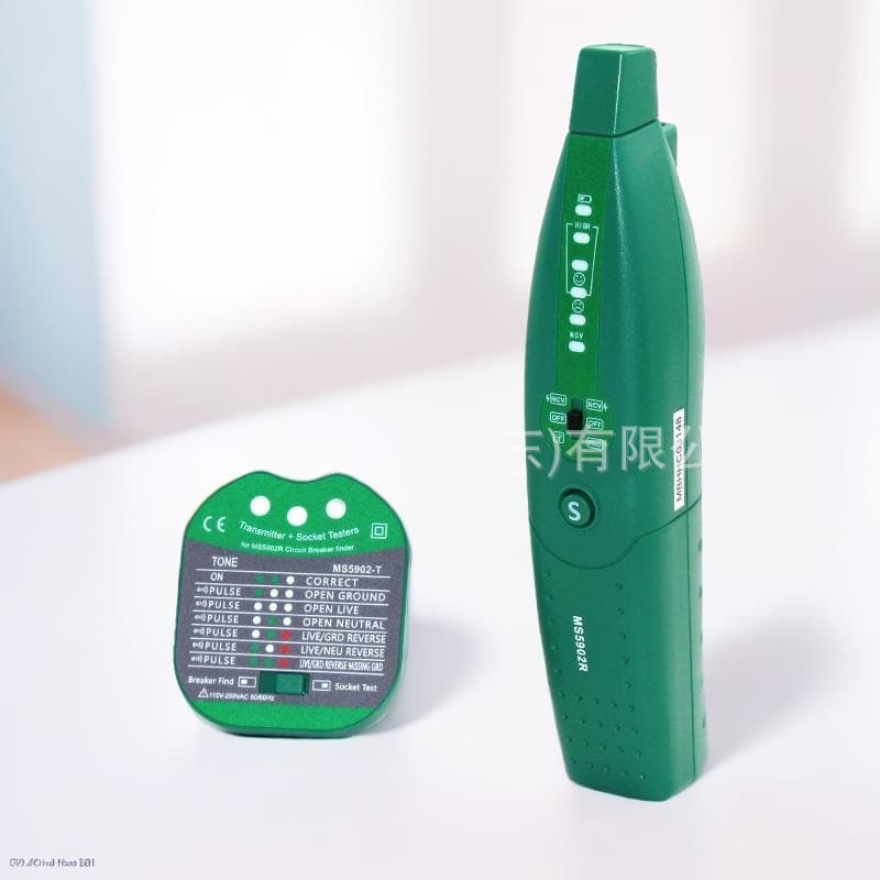 Cross-border Trade MS5902R Automatic Circuit Breaker Finder Outlet Tester with NCV Testing Function