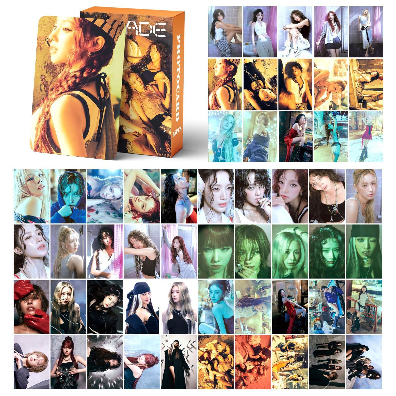 55 I-DLE WE MADE photocards Song Yuqi YUQI Ye Shuhua SHUHUA Minie Tian Xiaojuan self-made