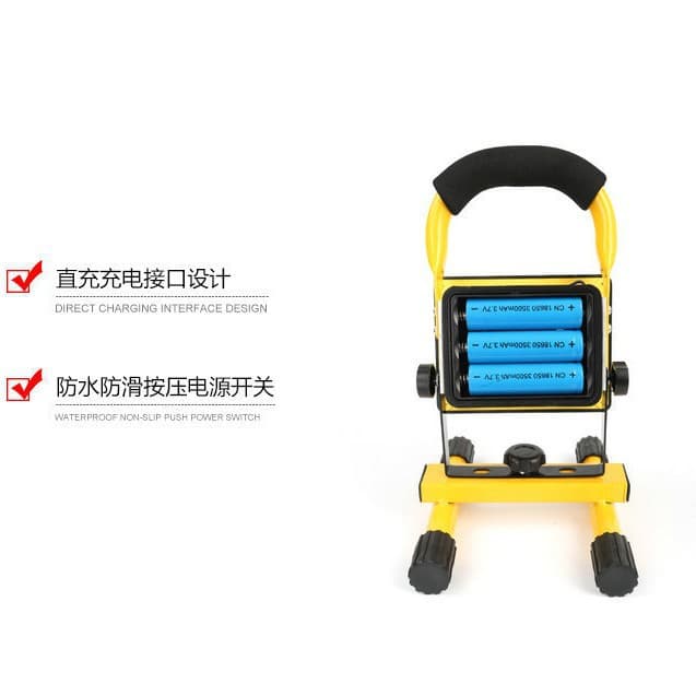 LED patch outdoor emergency handheld camping floodlight rechargeable spotlight vehicle signal warning work light
