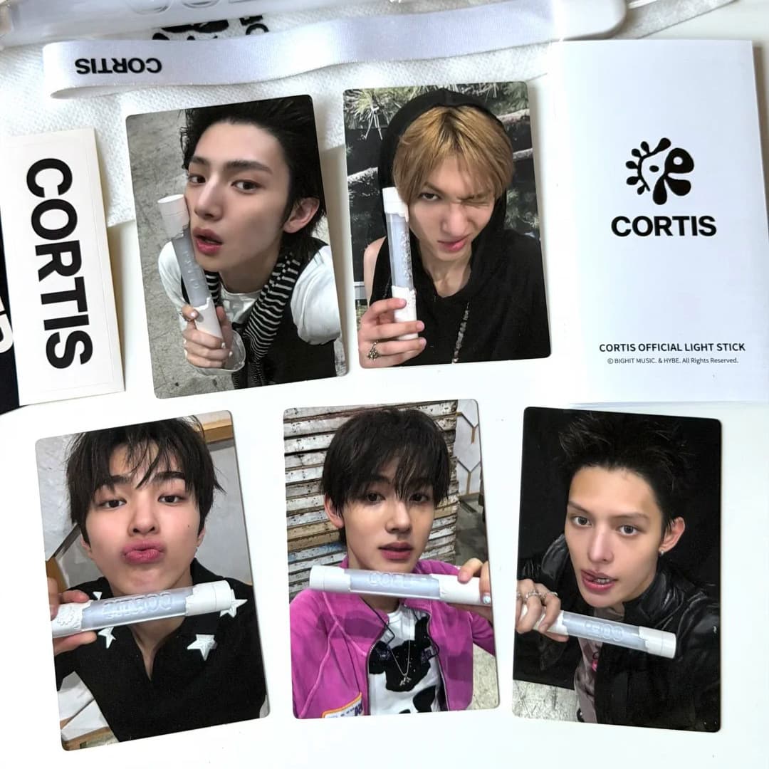 CORTIS Light Stick Photocards K-pop Boy Group Merchandise LOMO Collectible Cards Support Gift Dropshipping