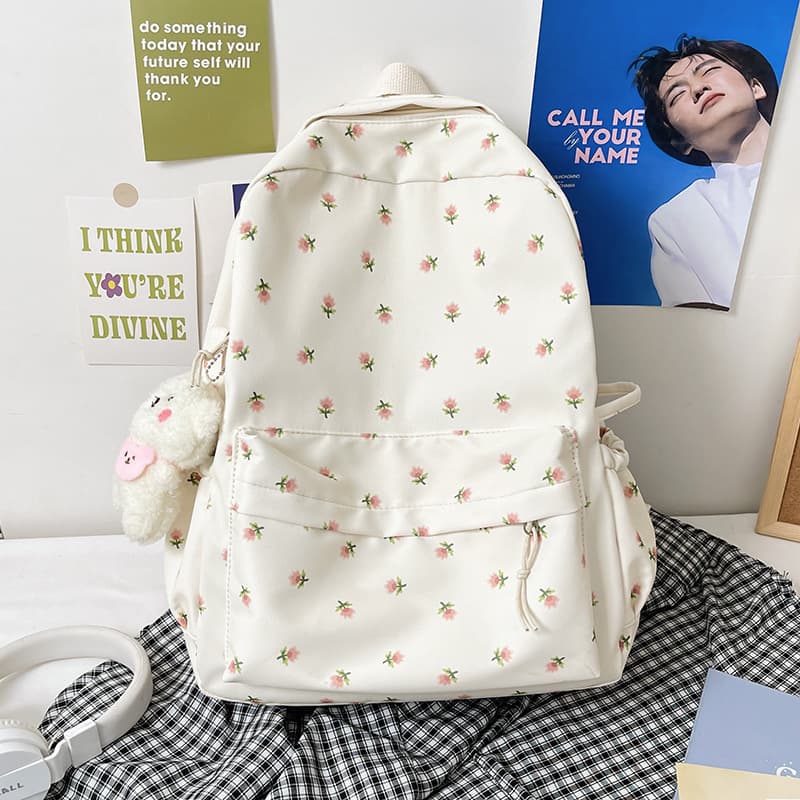 Women's Ins-style Korean Original Campus School Backpack for Middle and High School Students, New Trendy Laptop Daypack