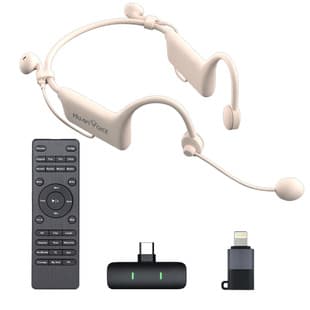 Cross-Border Supply Huayi WS09 Wireless Live Streaming Remote Control Sound Card with Headset Mic All-in-One Portable Earbud Style