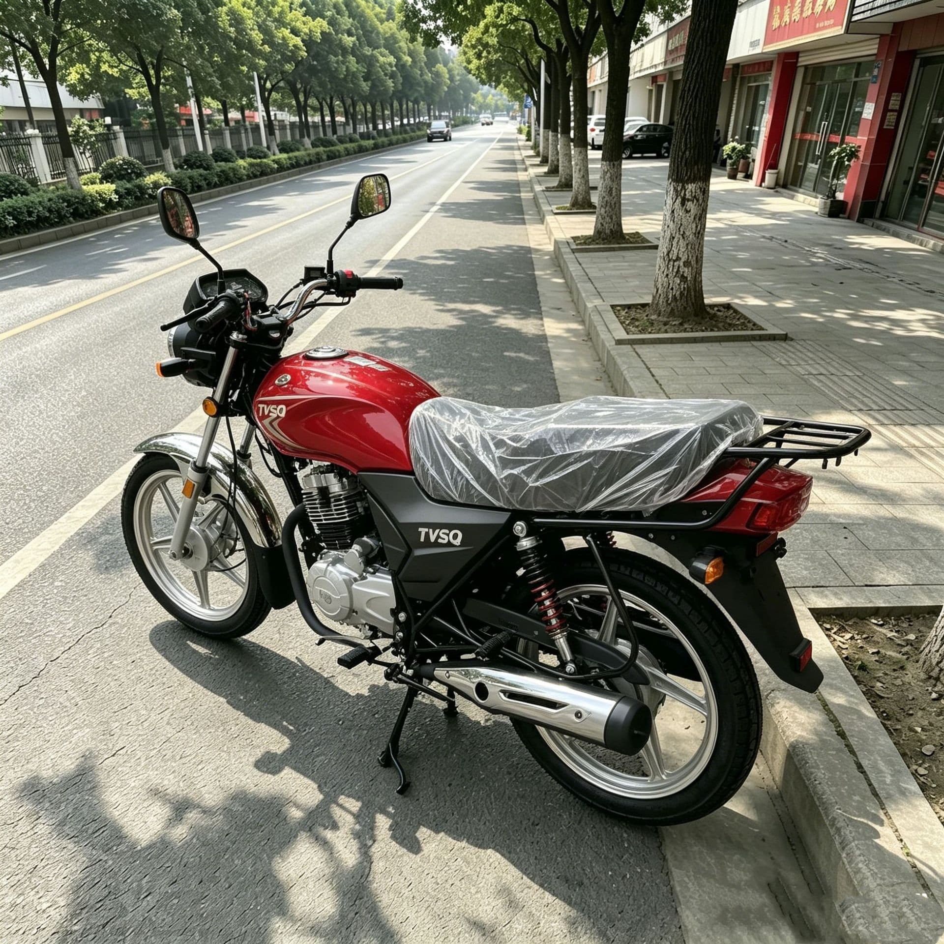 Adult Dirt Bike High-Strength Shock Absorber Suitable for Rough Terrain, Wear-Resistant Tubeless Tire, Mainly for Overseas Use