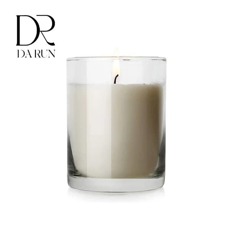Wholesale Aromatherapy Glass Candle Cup Empty Transparent Simple Candle Holder Decoration