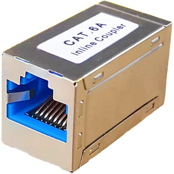 Factory Direct Supply 10G 10 Gigabit Shielded Network Cable Extension CAT7 CAT6A Coupler STP Straight-Through FTP Module