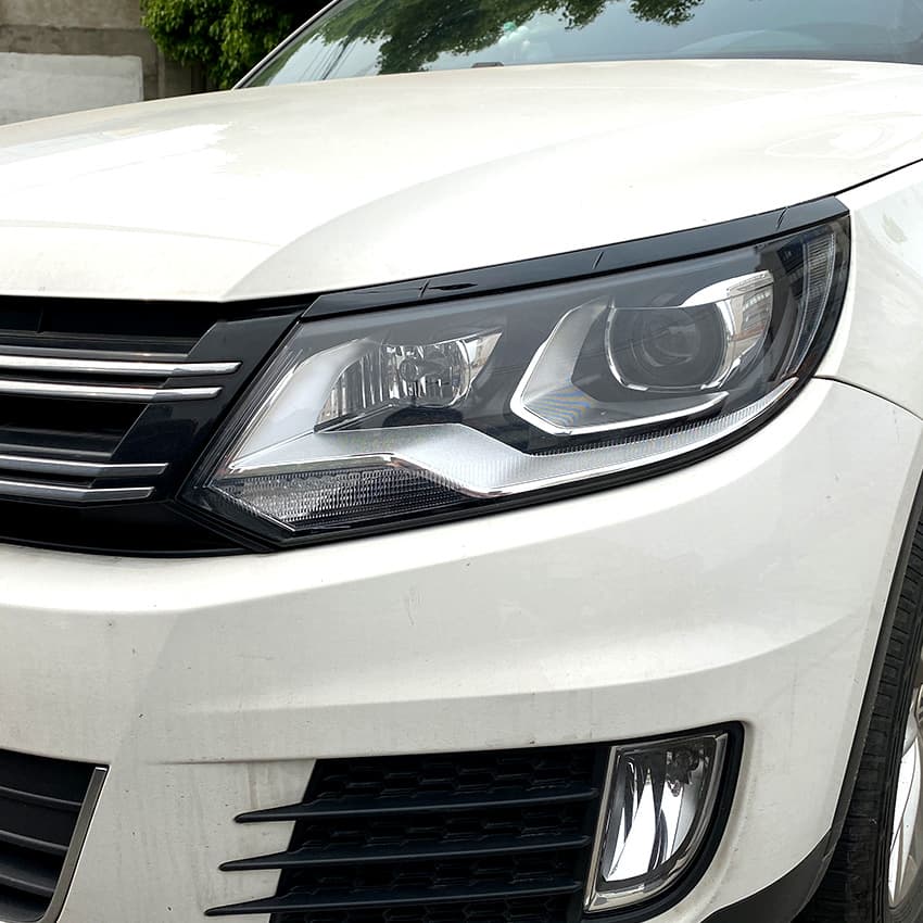 Suitable for Volkswagen Tiguan Tiguan MK1 2011-2016 headlight eyebrow car sticker exterior modification