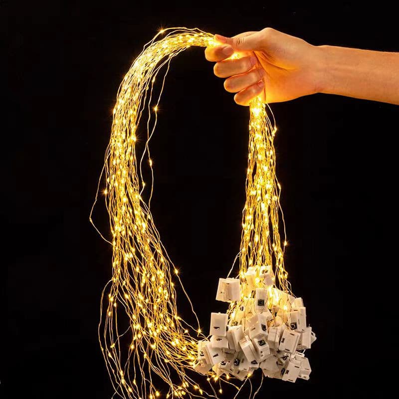 Multicolor Glowing Starry Sky LED String Lights Bouquet Decoration Small Color Lights Night Market Stall Atmosphere Star Lights