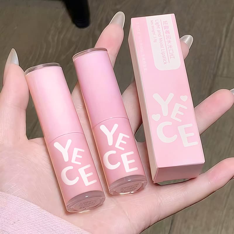 New popular color foil non-stick cup lipstick moisturizing and waterproof pure desire powder jelly fine glitter solid lipstick whitening